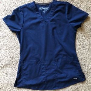 Navy Scrub top